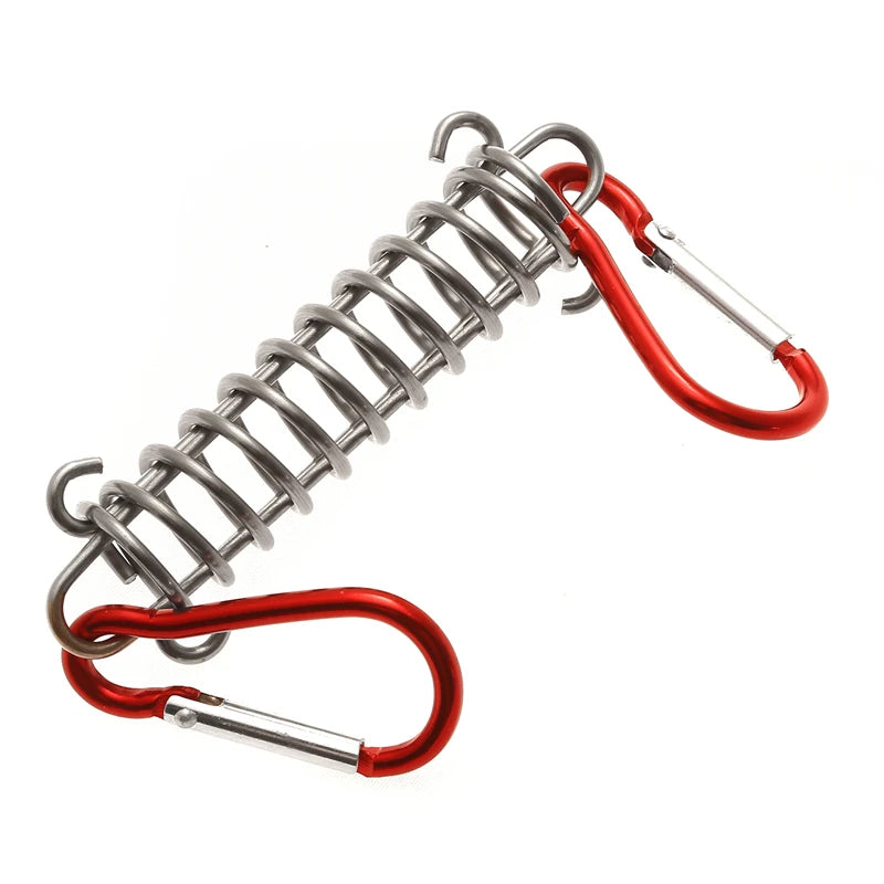 Robuste Edelstahl Zelt Spanner mit Karabiner – 2 oder 3 Stück, wetterfest