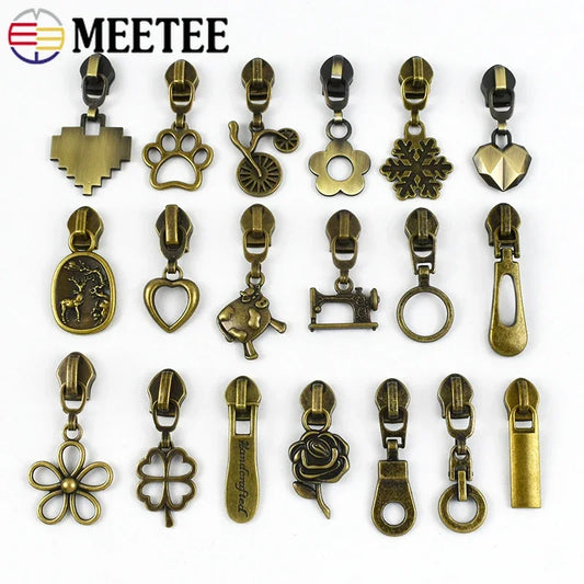 Bronze Reißverschlussschieber für Nylonreißverschlüsse, 5-20 Stück-Yabubest - Home & More