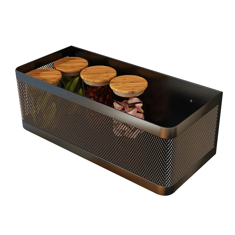 Magnetisches seitliches Aufbewahrungsregal für Kühlschrank mit Hängekorb