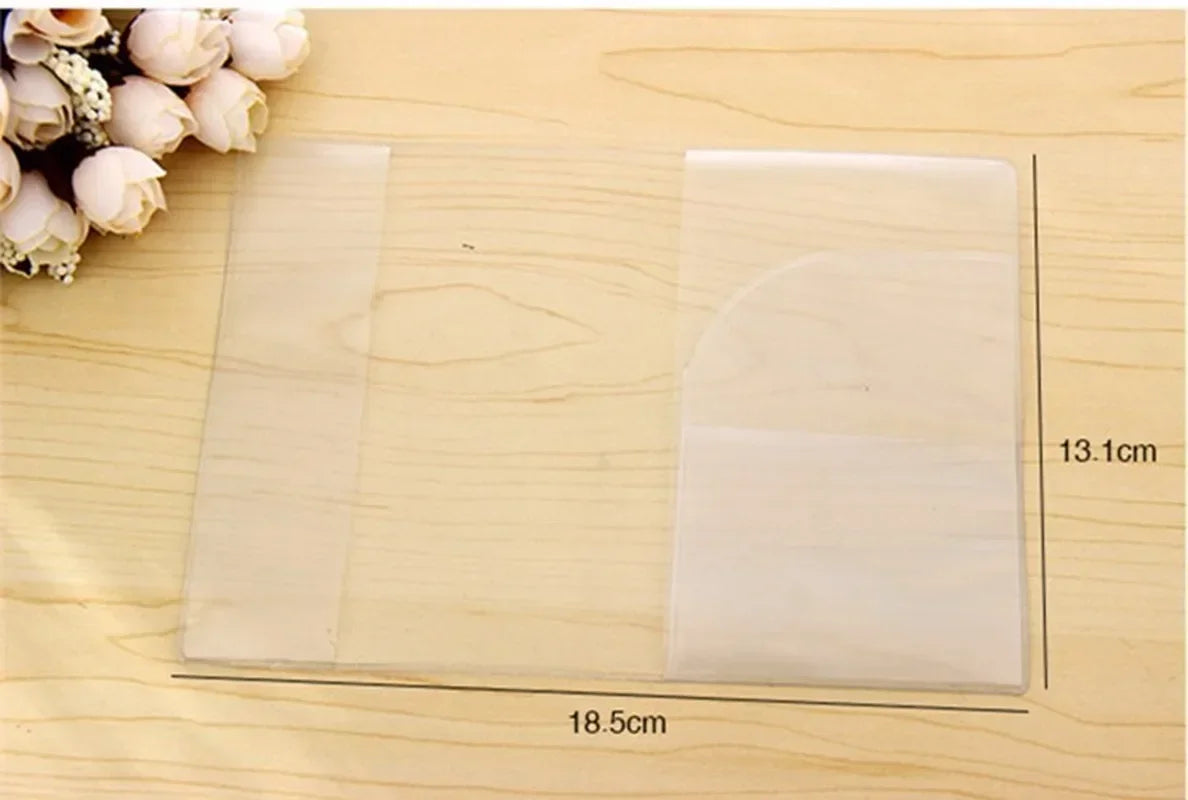 Transparente PVC Passhülle Reise Geldbörse für Kredit ID Karten