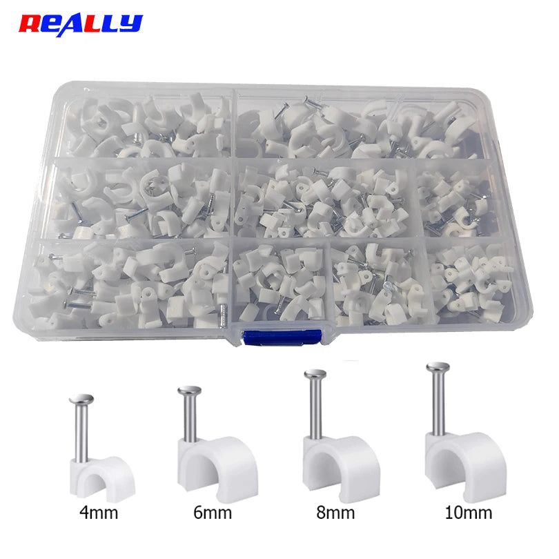 Vielseitige runde Kabelbinderhalter für sicheres Kabelmanagement