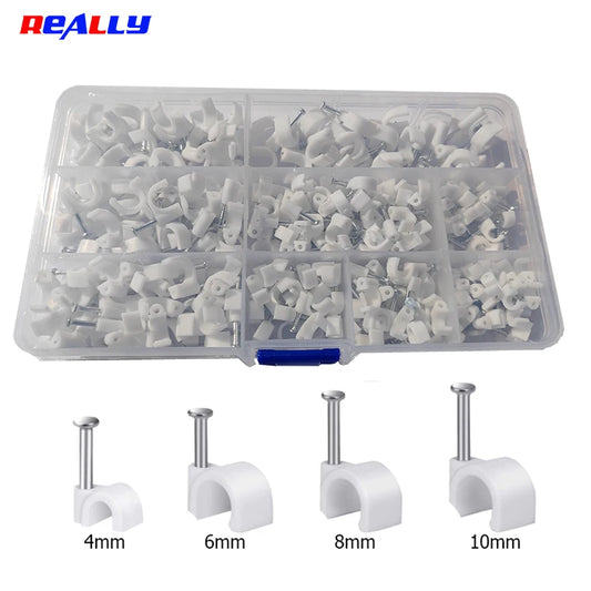 Vielseitige runde Kabelbinderhalter für sicheres Kabelmanagement