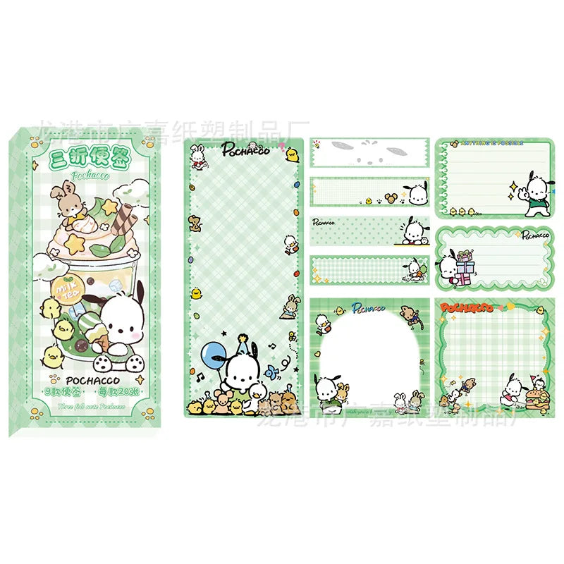 Selbstklebende Kawaii Cartoon Haftnotiz 15x7 cm für Schule - Büro
