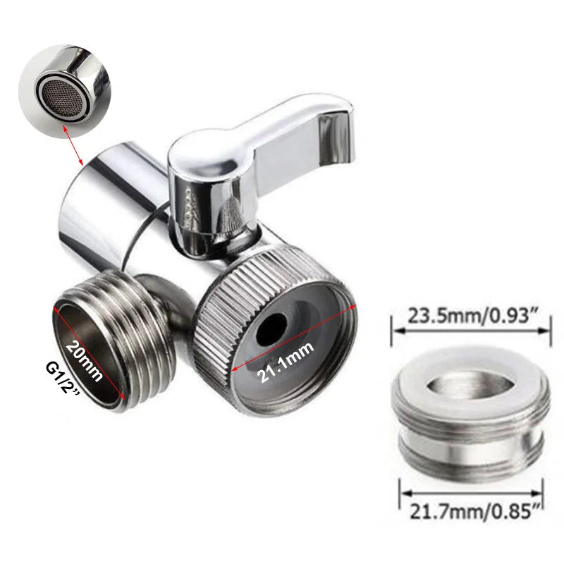 Hygienischer Weiß-Silber Handheld Bidet Duschkopf mit selbstreinigender Funktion