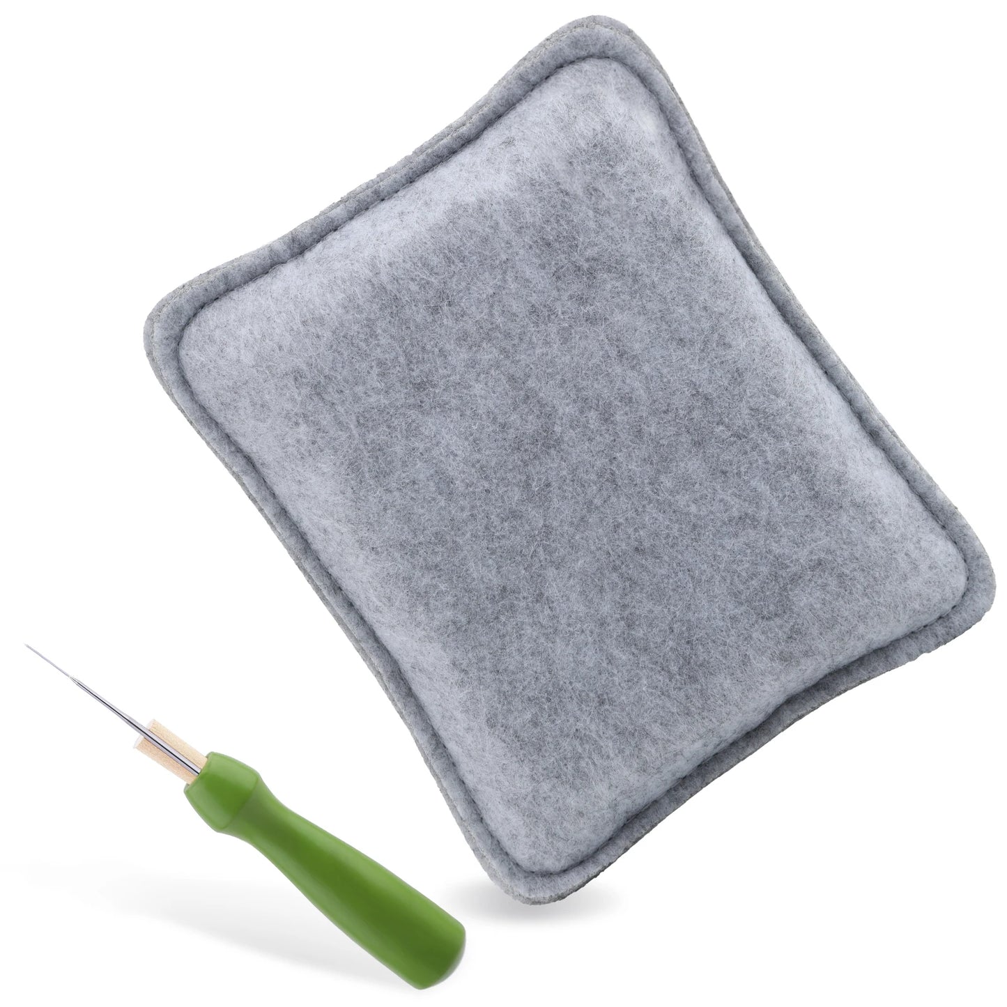 Filzunterlage mit Filznadelhalter für einfaches Filzen zu Hause