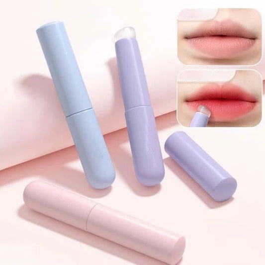 Wiederverwendbarer Silikon Lippenpinsel Applikator für Lipgloss Make-up