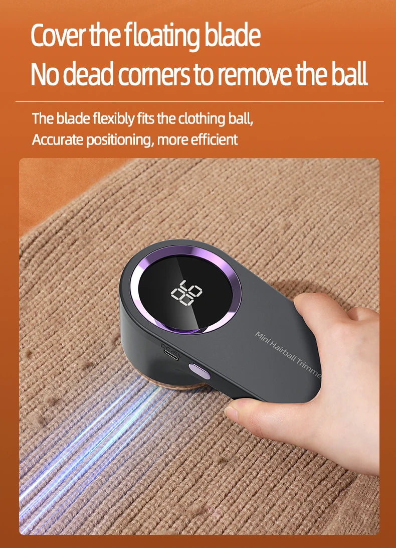 Tragbarer elektrischer Lint Remover mit USB Ladefunktion und Hochgeschwindigkeitsmotor