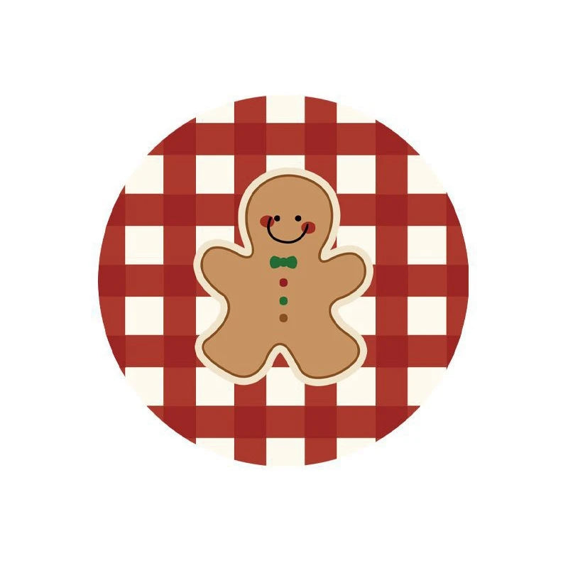 Runder Wärmeisolierender Untersetzer Weihnachten Design für Esstisch