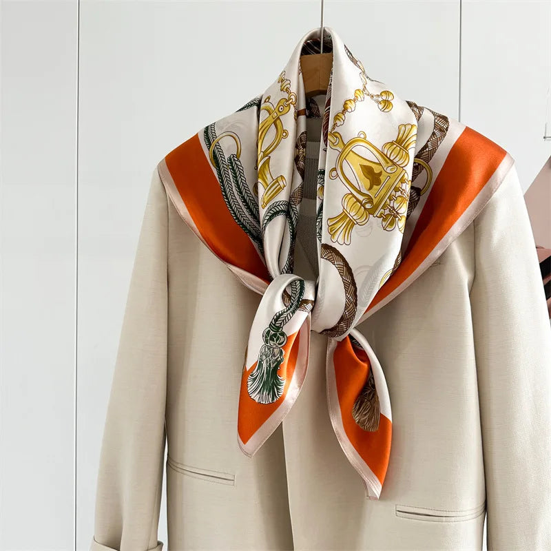 Vielseitiger Seidenschal für Damen aus Tussah-Seide-Yabubest - Home & More