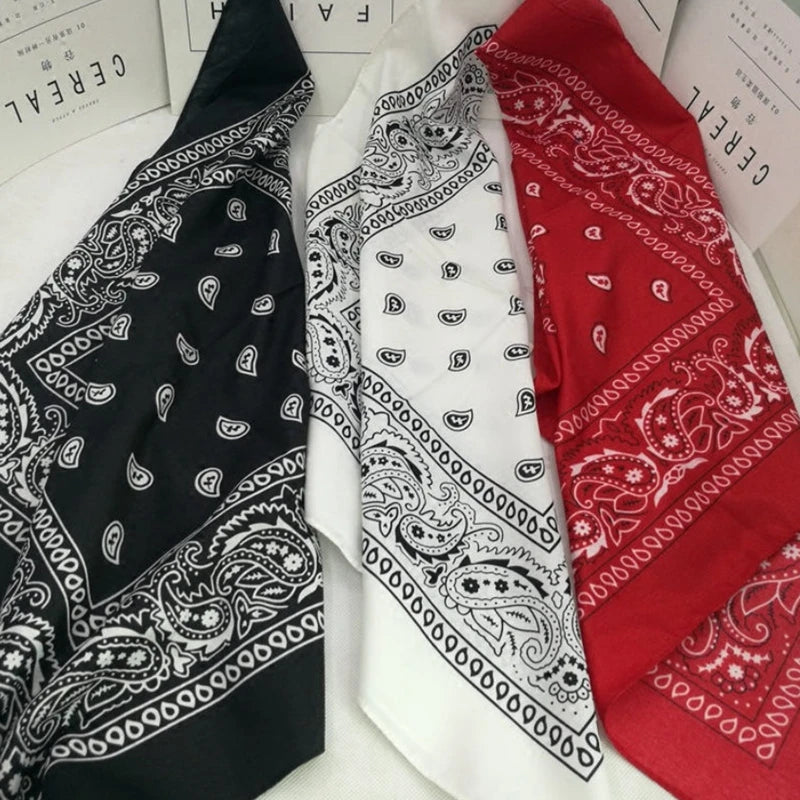 Stylisches bedrucktes Bandana Kopftuch Unisex vielseitig tragbar