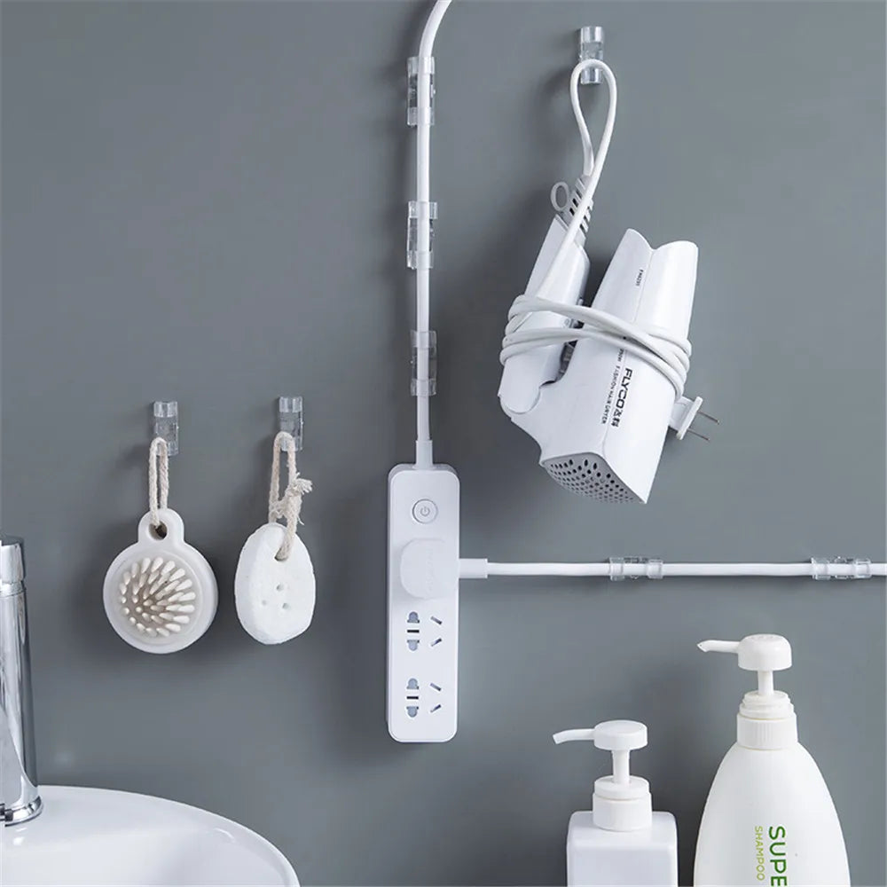 Kabel Organizer Clips Kabelmanagement für USB Lade Daten Leitung 16 Stück