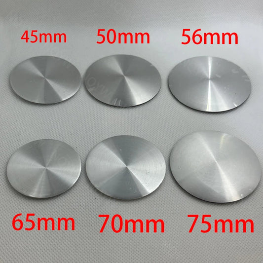 4er Set 3D Aluminium Rad Center Caps Aufkleber 45mm bis 75mm Felgenkappen