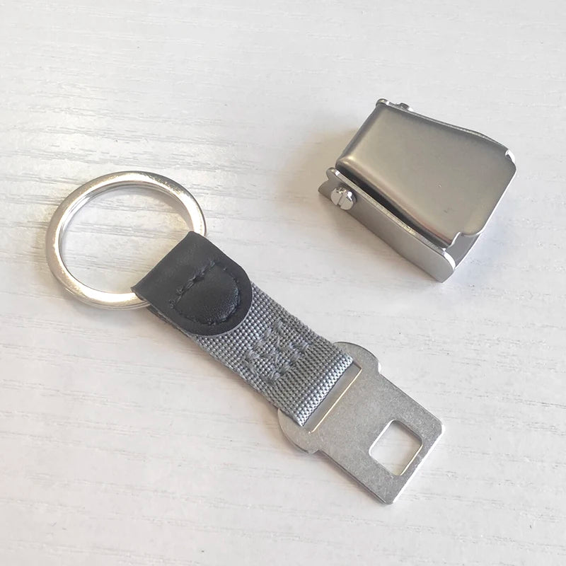 Mini Sicherheitsgurt Flugzeug Schlüsselbund Anhänger-Yabubest - Home & More