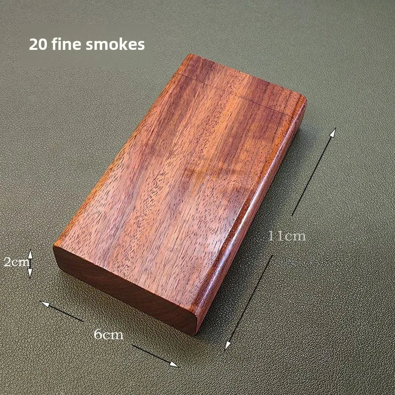 Handgefertigtes ausgehöhltes Sandelholz Zigarettenetui