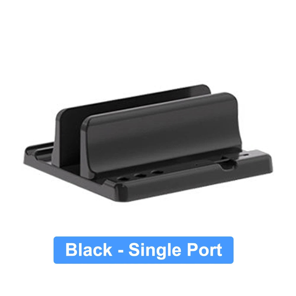 4in1 Verstellbarer Dual Slot Laptop Ständer platzsparender ABS Kunststoff Halter