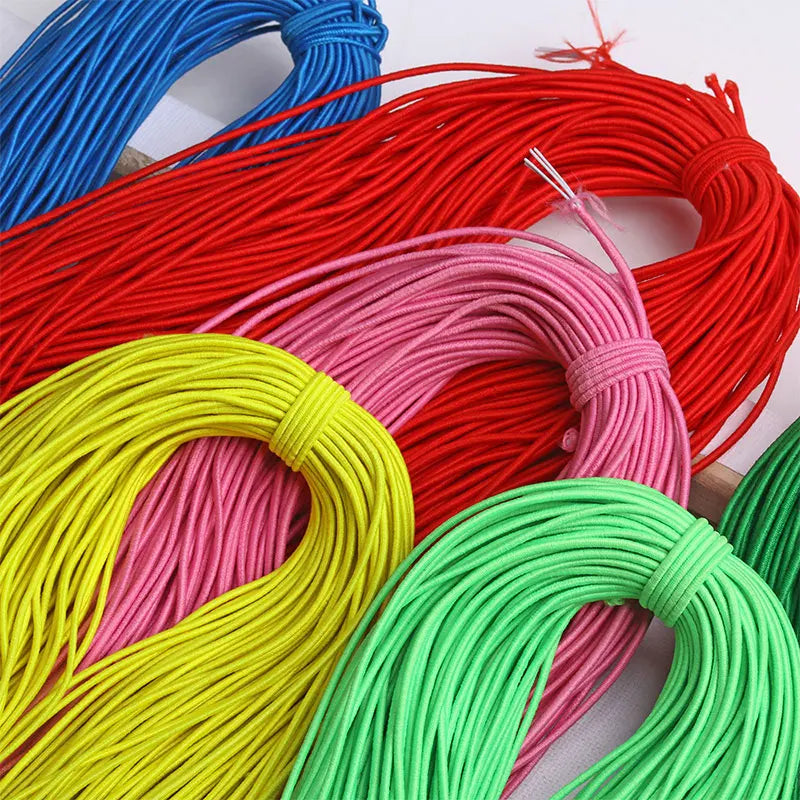 Buntes 1,5mm Gummiband für DIY Nähen Schmuck Bastelprojekte