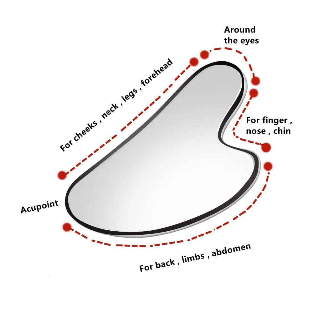 Gesichts-Roller Set: Kühlung, Massage & Hautpflege aus Silikon/Edelstahl