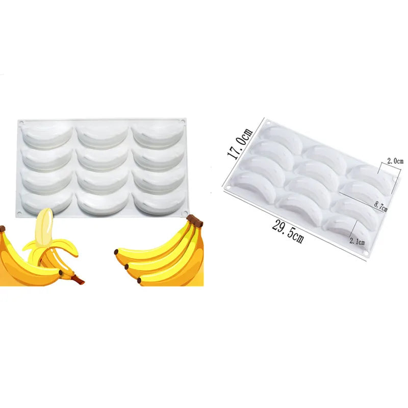 Fruchtige Silikon Backform für Mousse und Desserts