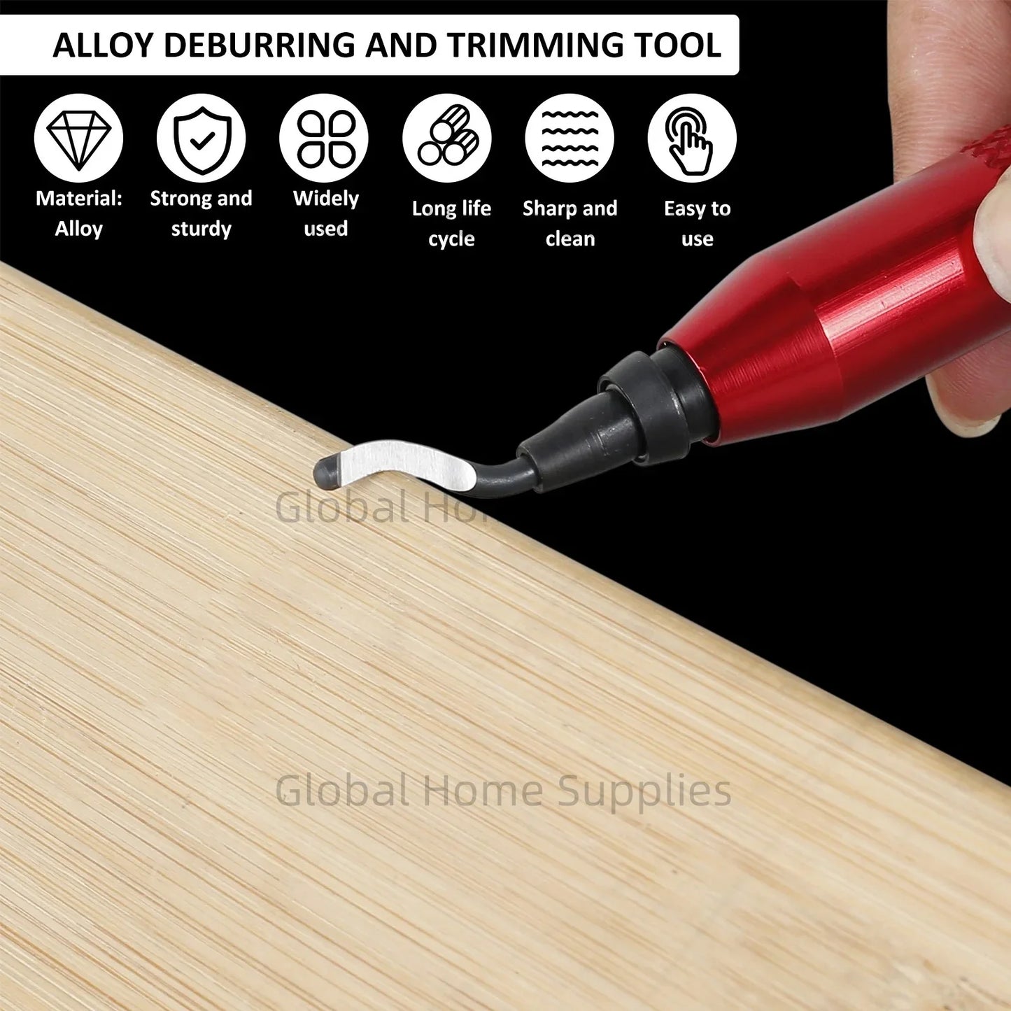 Entgratungswerkzeug RB3000 mit 1 oder 11 Schnellarbeitsstahl-Schwenkklingen