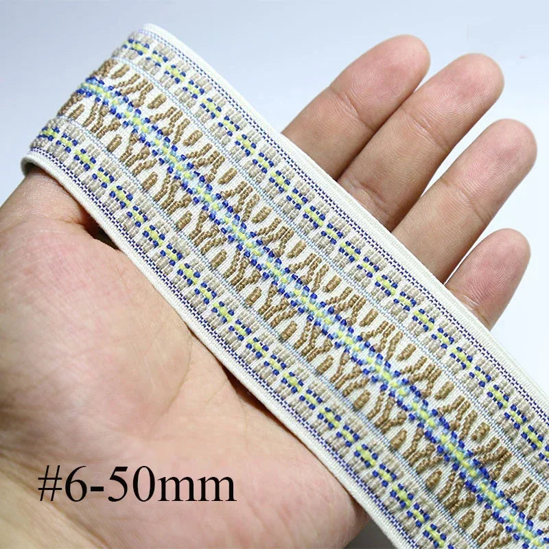 Elastisches Jacquard Gurtband für Kleidung und Nähprojekte