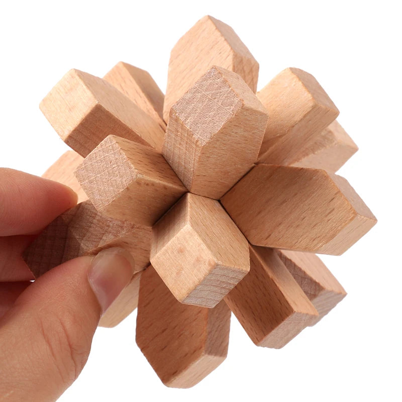 Holz 3D Puzzle Gehirnförderndes Lernspielzeug