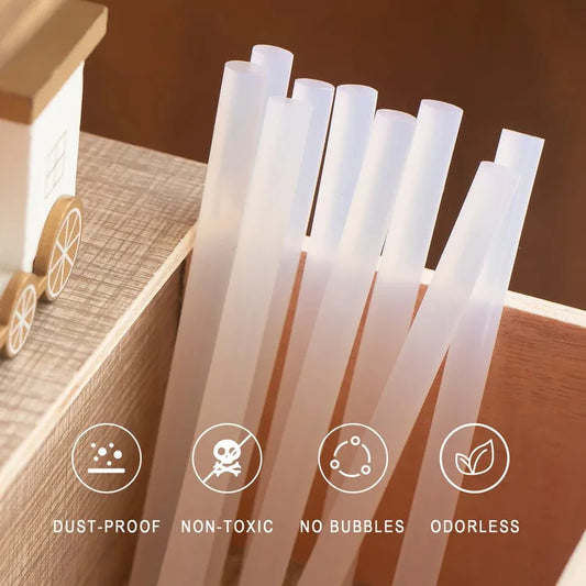 Transparente Hot Melt Klebesticks für Heimwerker und Basteln