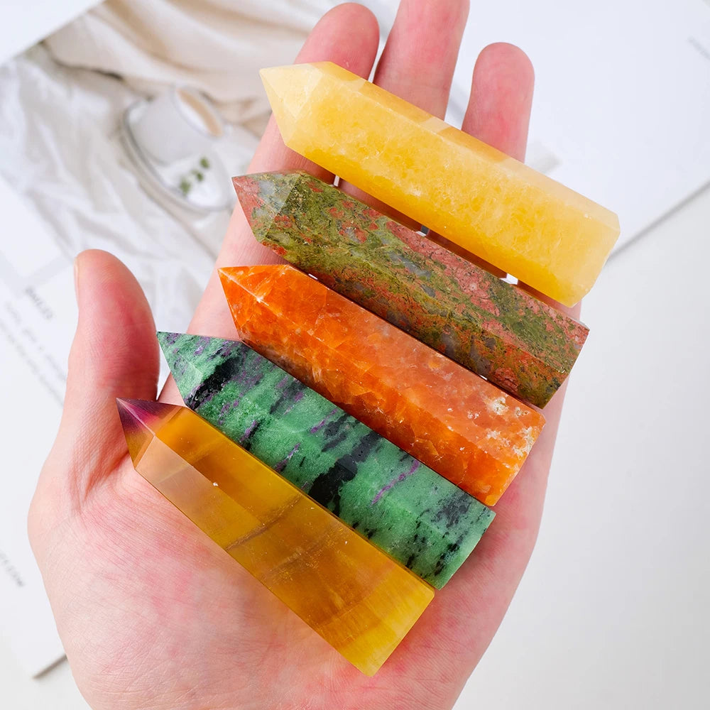 Polierter Kristallturm Heilstein – Energie Deko für Zuhause