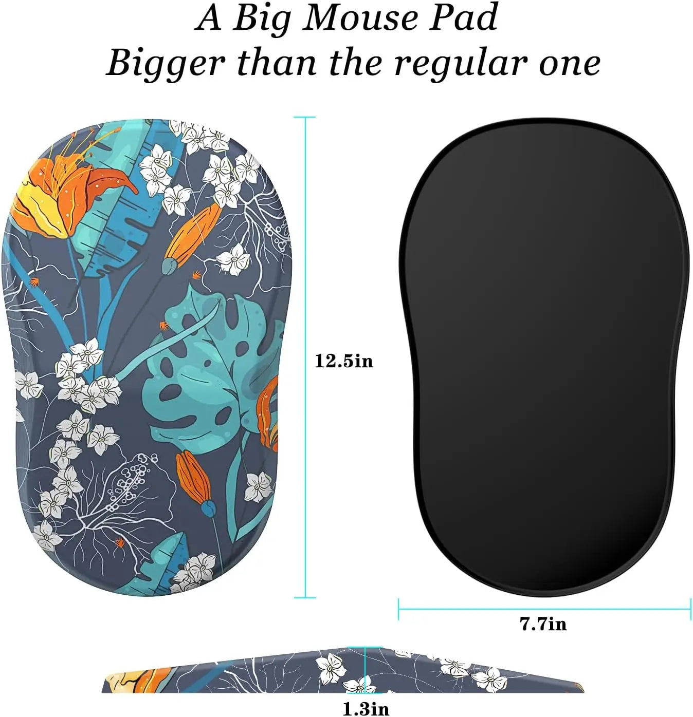 Ergonomisches Memory-Schaum-Mauspad mit Handgelenkauflage