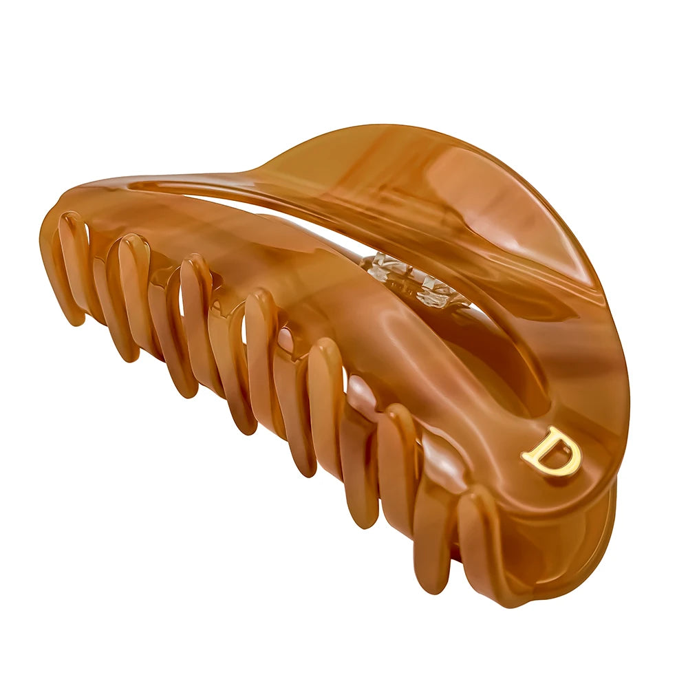 eManco Mehrfarbige Queen-Size-Haarspange für Dusche, Bad, elegante Mode, Haarschmuck, Acetat, glatte Blumenmuster