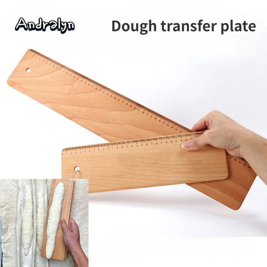 Baguette Transferbrett aus Holz 38cm für einfaches Backen