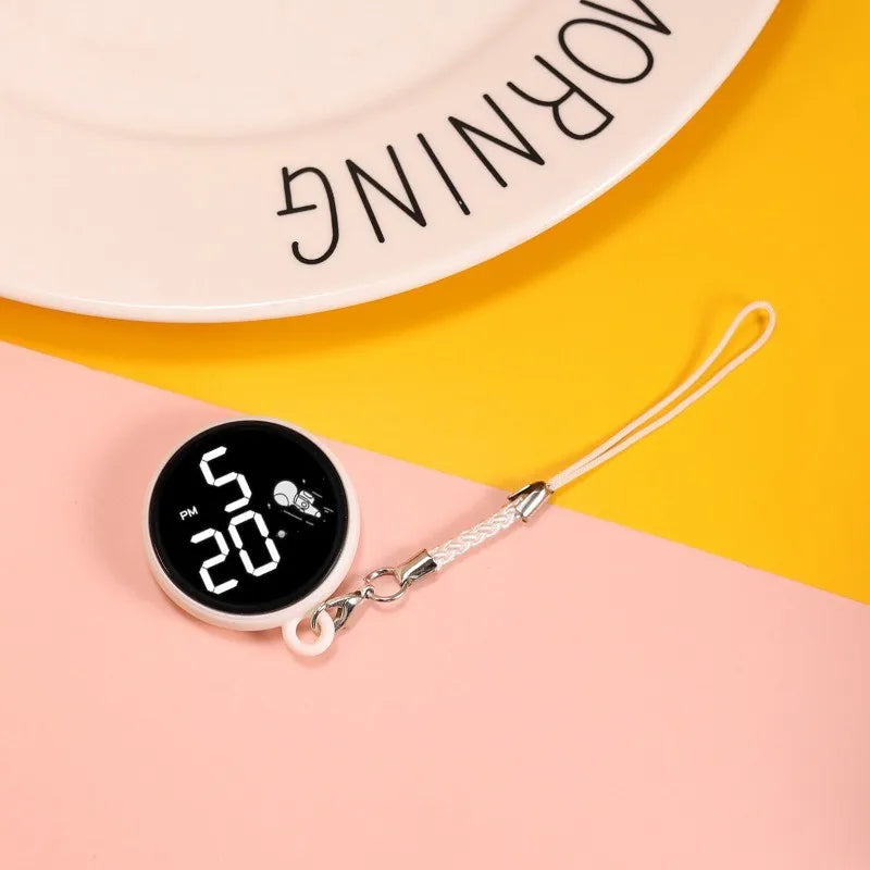 LED-Taschenuhr mit Touchfunktion für Kinder einfache digitale Anzeige