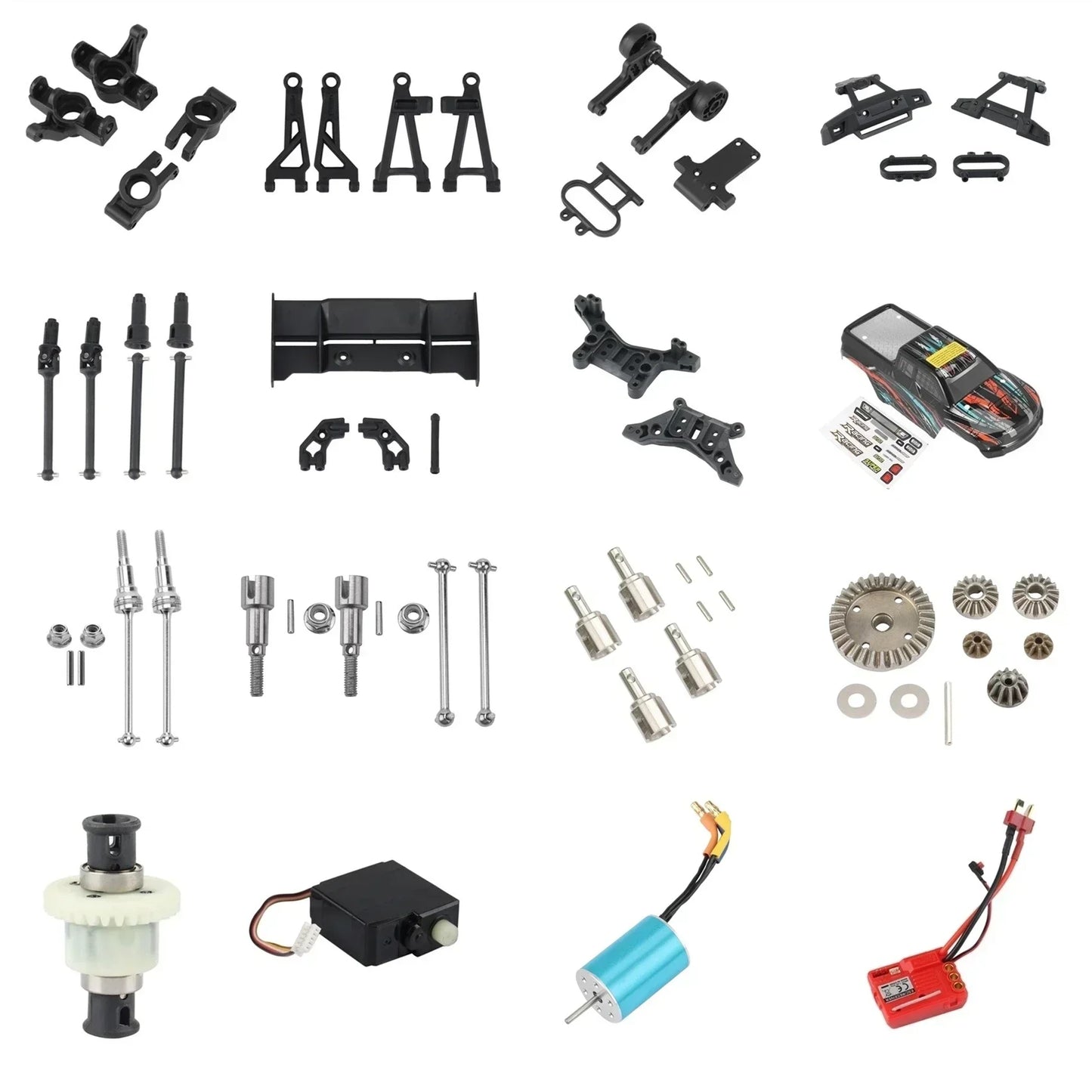 RC Auto Tuning-Zubehör Stoßdämpfer für HAIBOXING HBX 1/16