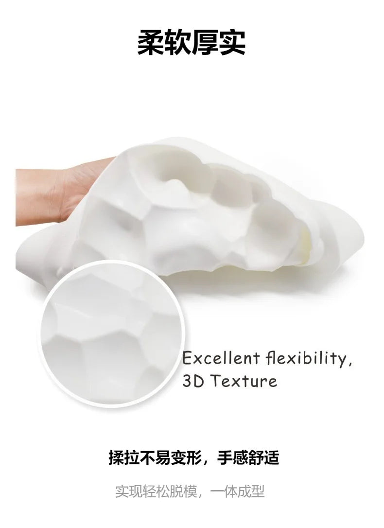 Runde Silikon Backform Große Blume für Kuchen Mousse