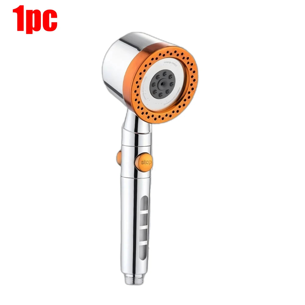 5-Modi Wasserspar Duschkopf mit Filter und hohem Durchfluss