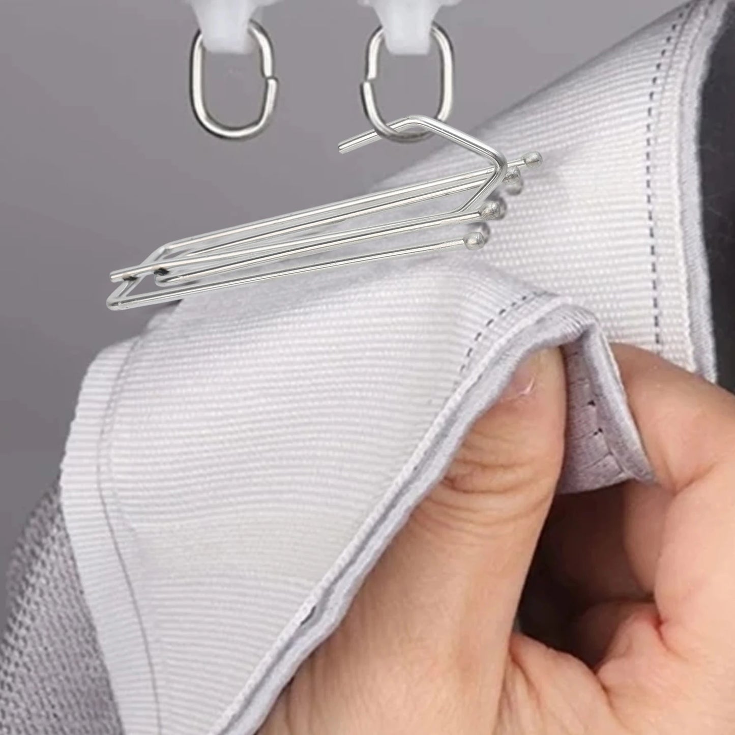 Metall Vorhanghaken für einfache Befestigung und stilvolle Falten