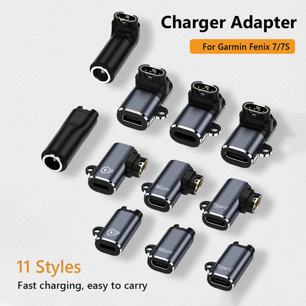 Multifunktions Adapter USB Typ C Micro 8-Pin für Smartwatch Ladegeräte