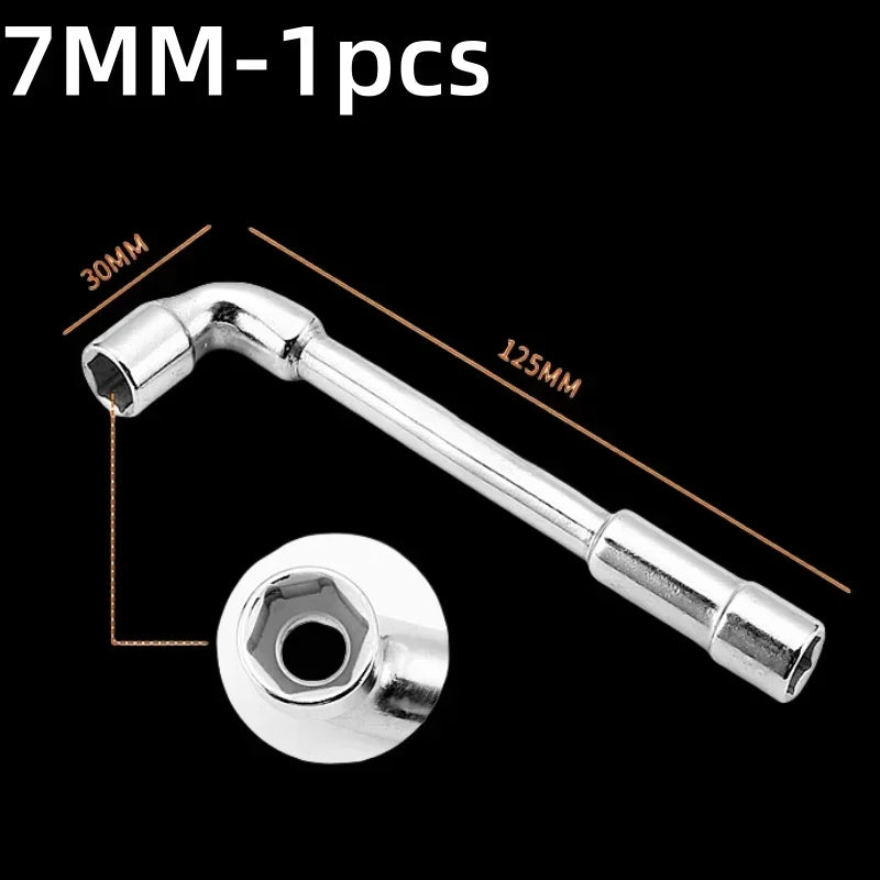 Robuster L-förmiger Hexagon Steckschlüssel 6-15mm – Kraftsparend - präzise