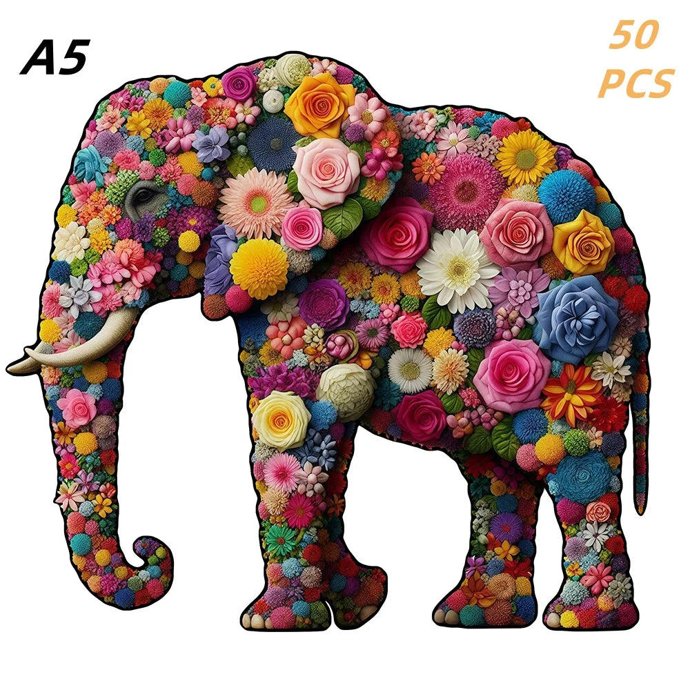 Entspannendes 3D Holzpuzzle für Kreative zur stressfreien Freizeit