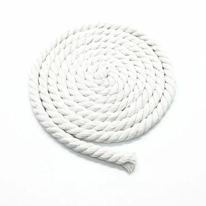 Robuste 3-fach gedrehte Baumwollschnur für DIY und Nähprojekte