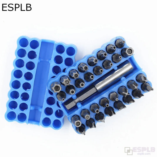 33-teiliges Spezial Bit Set für vielseitige Reparaturen