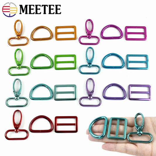 Metall Schnallen Set 20-38mm für Taschen Gürtel Hundehalsbänder DIY Zubehör