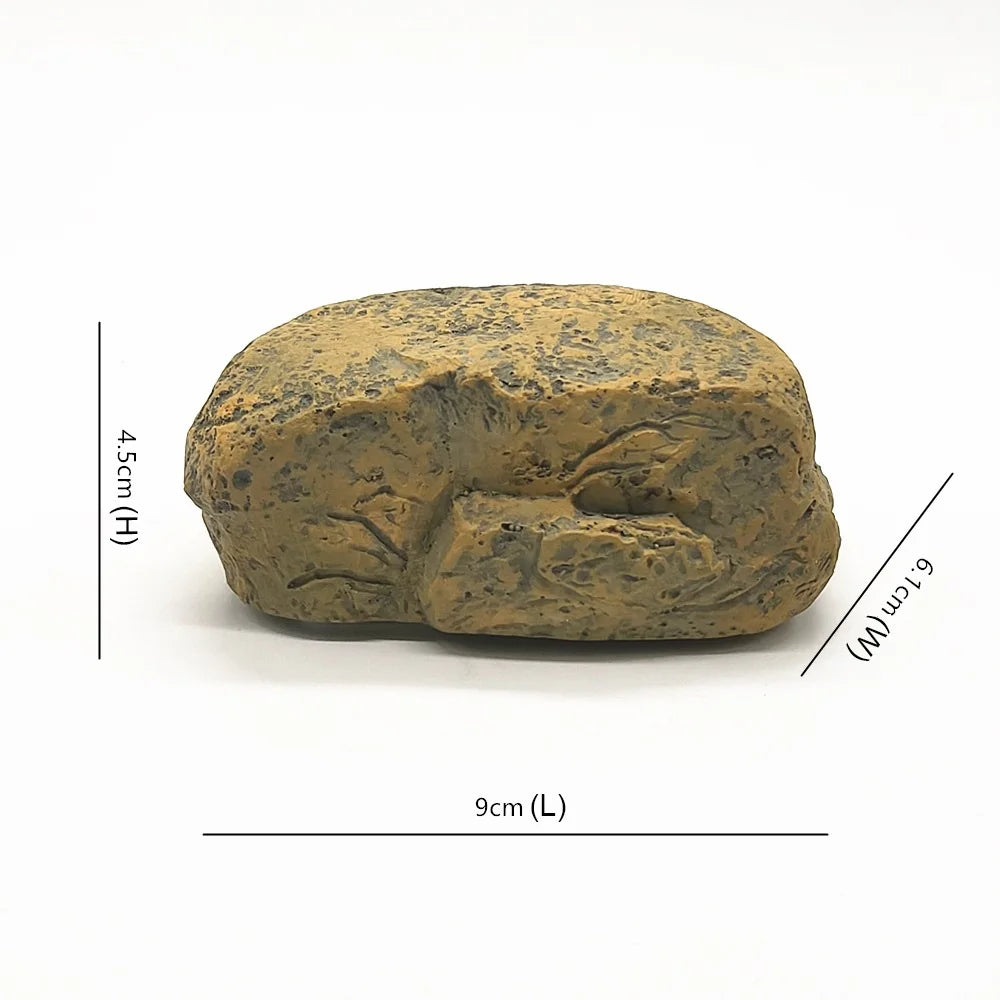 Versteckte Aufbewahrungsbox in gefälschtem Felsen für Schlüssel sicher Outdoor