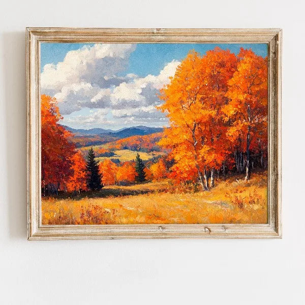 Stilvolles Leinwandbild Herbstliche Natur für Ihr Zuhause