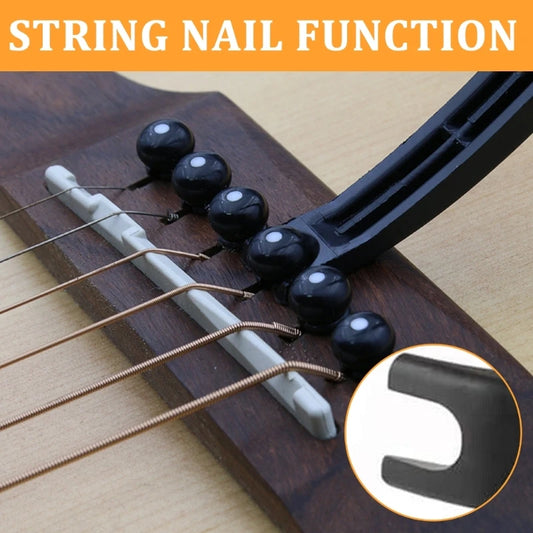Verstellbarer Gitarren-Kapodaster mit Silikon-Pad für präzises Stimmen