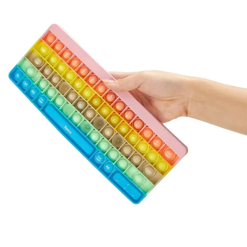 Tastatur Push Bubble Fidget Toy für Stressabbau und Entspannung