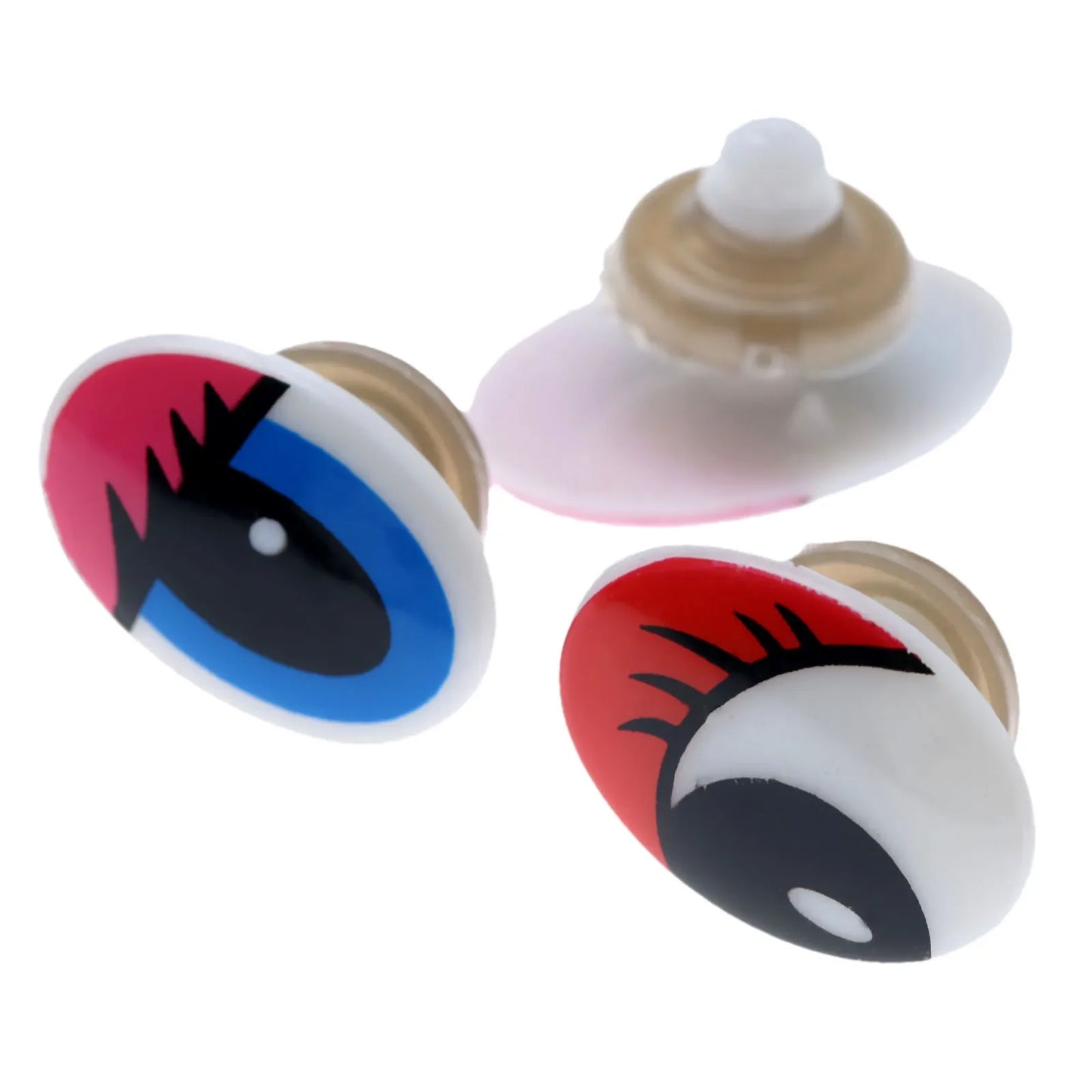 10 Kunststoff Sicherheitsaugen mit Unterlegscheiben für DIY Puppen Spielzeug