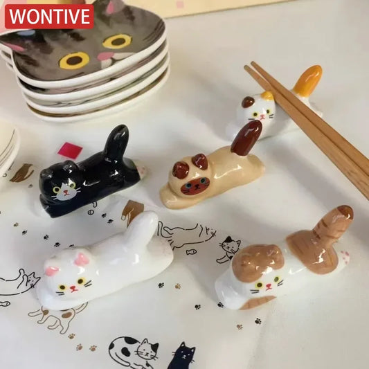 Keramik Essstäbchenhalter im japanischen Stil für Küche & Gastronomie - Yabubest - Home & More