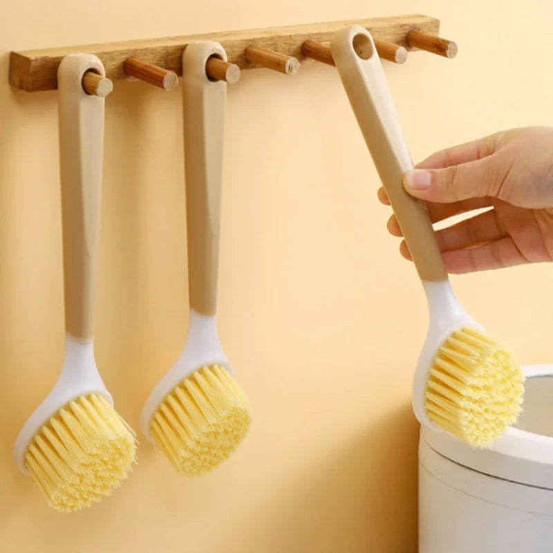 Multifunktions Küchenbürste mit langem Griff für Spüle, Pfannen, Töpfe