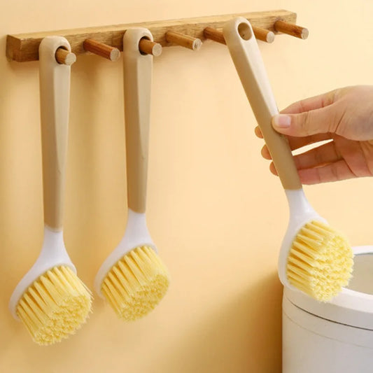 Multifunktions Küchenbürste mit langem Griff für Spüle, Pfannen, Töpfe