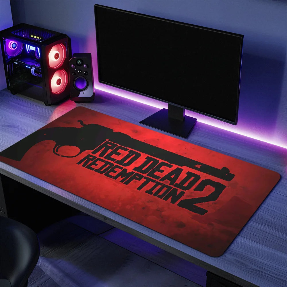 Großes Mauspad 900x400mm rutschfest mit ergonomischer Handgelenkstütze